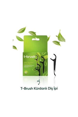 Tbrush Kürdanlı Diş İpi – 30 adet