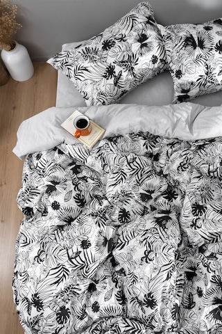 Leaf Desen Çift Kişilik Nevresim Takımı Pamuklu Nevresim Baskılı