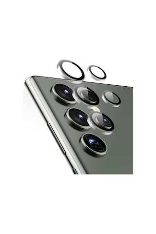 Samsung Uyumlu S23 Ultra Kamera Lens Koruyucu Şeffaf Şeffaf