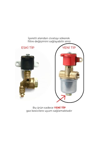 Atiker Yeni Tip Gaz Kesici Filtresi - Metal