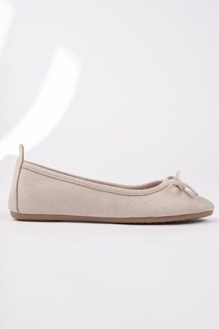 Muggo Miu Fiyonklu Kadın Deri Günlük Babet Kahverengi