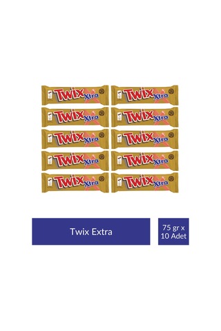 Twix Extra 75 Gr X 10 Adet