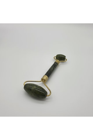 Yeşim Taşı Gua Sha Yüz Masaj Roller Yeşil