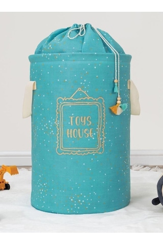 Alas Ev Tekstil Baby Yuvarlak Torbalı Sepet 7692216259064