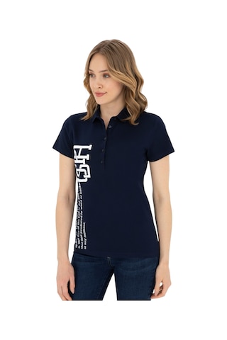 U.S. Polo Assn. Kadın Polo Yaka Tişört 1831928 Lacivert
