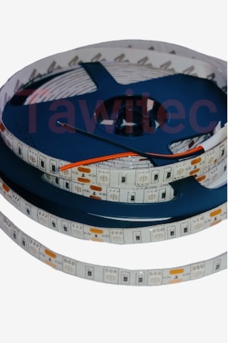 3 Çipli Silikonlu Şerit Led Mavi Renk 12 Volt Dış Mekan 5050