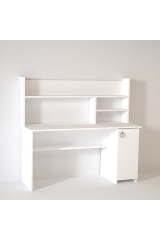 Kalenderdekor1 Kalender Dekor Lucas 145 Cm Çalışma Masası Lc01 Beyaz