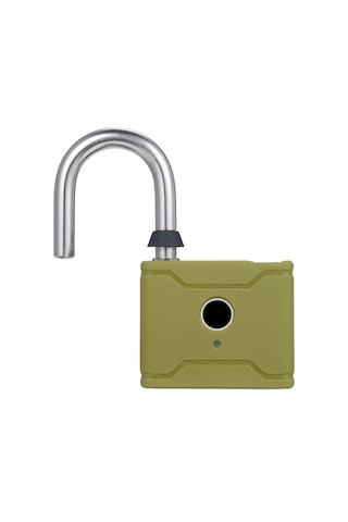 Hallow-t1006d Akıllı Parmak İzi Asma Kilit Şarj Edilebilir,yeşil