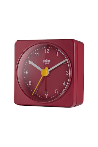 Braun Bc02r Kırmızı Klasik Seyahat Analaog Alarmlı Masa Saati Brn.bc02r