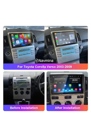 Medya Magic Toyota Verso 2002-2008 Uyumlu 6-128 Gb Multimedya Carplay 9"