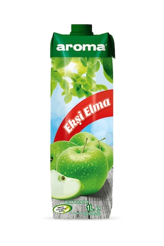Aroma Ekşi Elmalı İçecek 1 Lt X 6 Adet