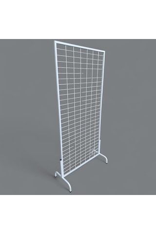 90 190 Ayaklı Tel Pano Beyaz ,tesbihlik, Bijuteri Standı, Aksesuar Standı Çok Amaçlı Stant