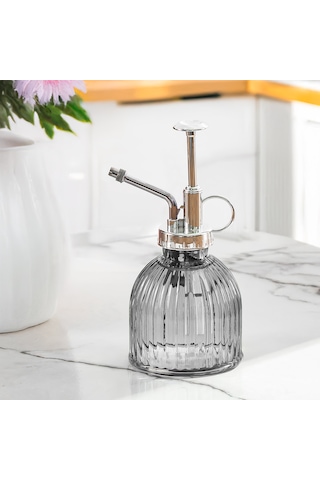 Perotti 15731 Gri Vintage Cam Bitki Sulama Şişesi Sprey Şişe