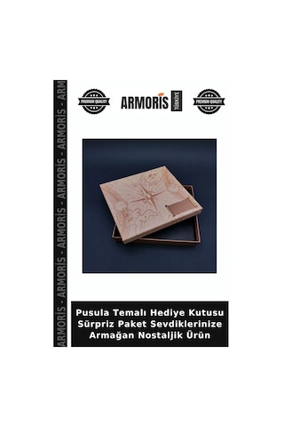 Pusula Temalı Hediye Sürpriz Paket Sevdiklerinize Armağan Nostaljik Ürün Çok Renkli