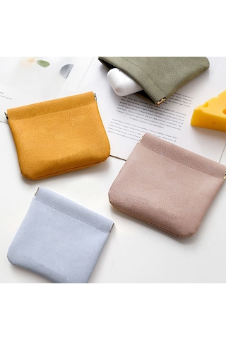 Ruj Kesesi Deri Kablo Düzenleyici Çanta Sızdırmazlık Paraları Tuşlar Organizatör Çantası