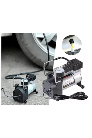 Profesyonel Hava Şişirme Kompresörü Lastik Hava Şişirme Pompası 12 Volt