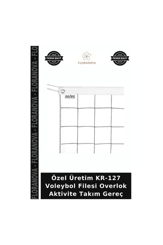 Özel Üretim Kr-127 Voleybol Filesi Overlok Aktivite Takım Gereç