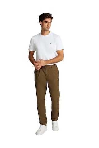 Tommy Hilfiger Klasik Sıfır Yaka T-shirt Beyaz