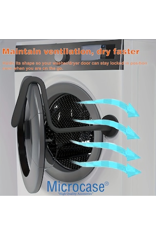Microcase Manyetik Mıknatıslı Çamaşır Makinası Kapak Sabitleyici Tutucu Beyaz - Al5305 Beyaz