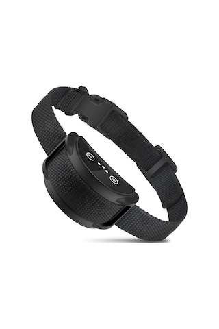 Köpek Havlama Tasması Köpek Havlama Caydırıcı Havlama Önleyici Cihaz Şarj Edilebilir Köpek Eğitmeni -siyah