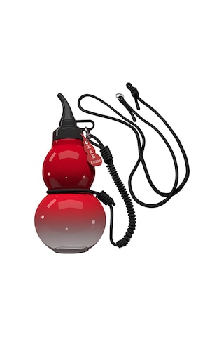 Suntek 800ml Çin Retro Kabak Su Şişesi Fitness Kırmızı