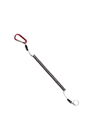 Jeehugo Kırmızı Çelik Esnek Olta Koruması - Genişletilebilir 135cm, Dış Mekan Balıkçılığı İçin Elverişli Kanca Klipsi