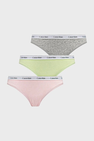 Calvin Klein Bayan Külot 000qd5207e Wab Yeşil-gri-pembe Yeşil-gri-pembe Çok Renkli