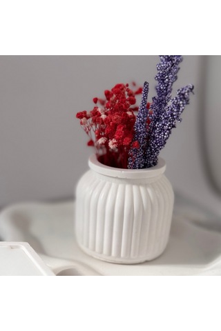 Beton Mini Saksı Endüstriyel Tarzda Bitki Ve Çiçek Saksısı