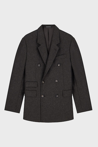 Emporio Armani Yün Karışımlı Kruvaze Blazer Ceket Erkek Ceket Em007439 Te23205 O6005 Koyu Kahve