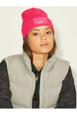 Jjxx Jxbasic Logo Beanie Acc Sn Kadın Pembe Bere - 12205033