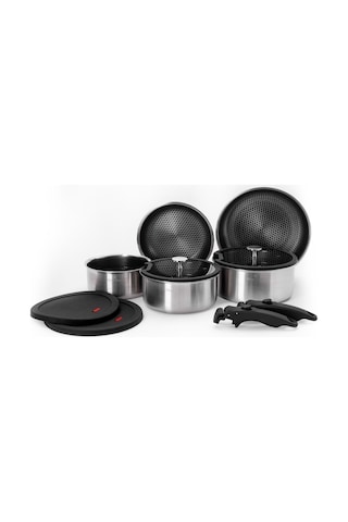 Maxx Doria Steel Fusion Lockpan 11 Parça Tencere Takımı Pa3041 Gri Maxx Doria Steel Fusion Lockpan 11 Parça Tencere Takımı Pa3041 Gri