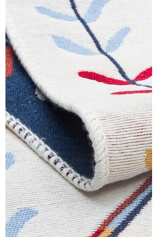 Hoom Rugs Samos Sms 21 Multy Yıkanabilir Çift Taraflı Pamuk Kilim Çok Renkli