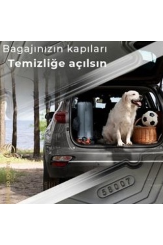 Dacia Sandero 2021+ Tam Uyumlu Kauçuk Bagaj Havuzu