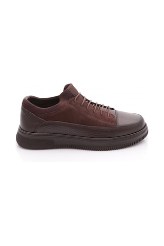Dgn 1502 Erkek Bağcikli Sneakers Ayakkabi Kahve