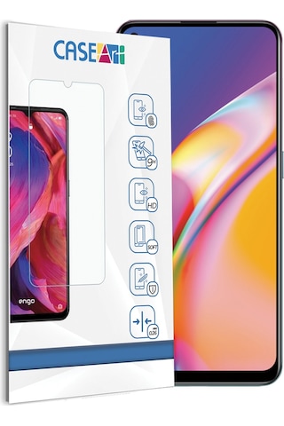 Oppo Reno 5 Lite İle Uyumlu Temperli Ekran Koruyucu Kırılmaz Cam