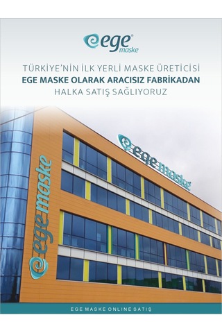 Ege Maske 4014-K Ffp2 Nr N95 Ventilsiz Maske 50'li Siyah