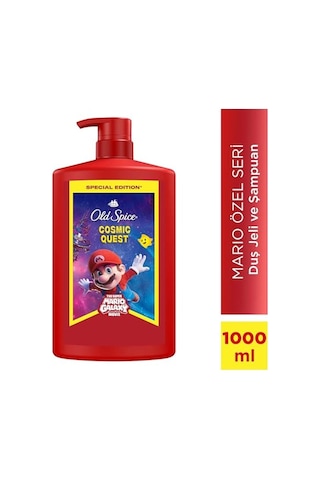 Old Spice Süper Mario 3 Ü 1 Arada Duş Jeli 1000 Mililitre Acai Üzümü