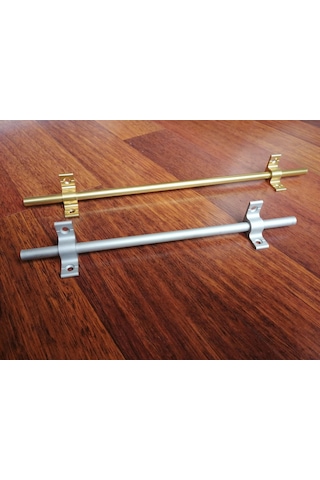 Merdiven Dip Çubuğu - Hali Çubuğu 110 Cm-Mat Gri