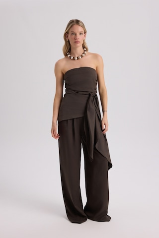 Mai Collection Mai Studios Co. Mila Kahve Bluz Pantolon Takım Kahve