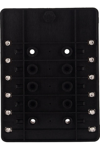 Ximistore9 12 Yollu Led Göstergeli Sigorta Kutusu + 10 Adet Sigorta + 10 Sarı Terminal 30