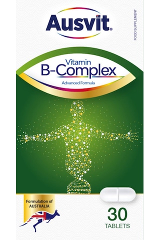 Ausvit B Complex Vitamin Enerji & & Biotin 30 Tablet