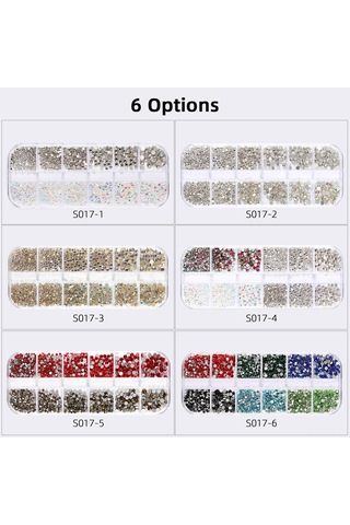 Teltree 12 Blok Renkli Tırnak Taşı Seti - Parlak Ve Şık Tasarımlar İçin Mükemmel Aksesuar