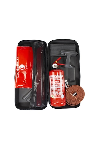 Eva Çantalı Trafik İlkyardım Seti yangın Tüpü Dolu İçerik