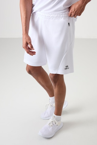Tommy Life Beyaz Polyester Kalın Yumuşak Comfort Fit Erkek Şort - 81273 Beyaz