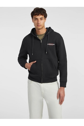 Guess Jeans Erkek Siyah Sweatshirt M4yq27k9v31-jblk Siyah