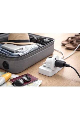 İngiliz Tipi Fiş Adaptörü Uk 'den Tr Priz Dönüştürücü, Avrupa Giriş Uyumlu, Seyahat Tipi Elektrik Adaptörü, Laptop Telefon Şarj Uyumlu, Dayanıklı Abs Plastik, Kompakt Tasarım Çok Renkli