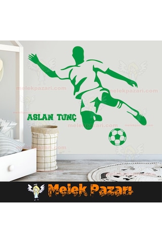 Futbolcu Isim Yazılabilir Duvar Sticker
