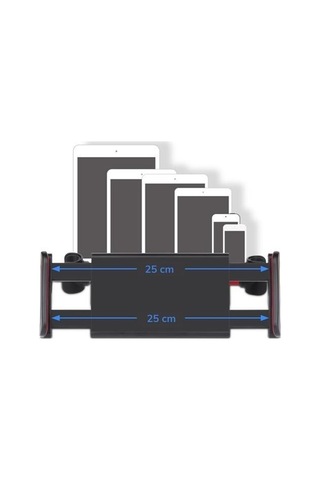 Buffer Oto Koltuk Arkası Telefon Tablet Tutucu Ayarlanabilir 360 Derece Dönebilen Pratik Stand Çok Renkli