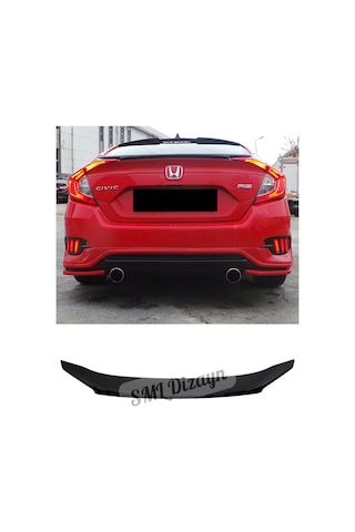 Honda Civic Fc5 Bagaj Üstü Parlak Siyah Spoiler-spoyler