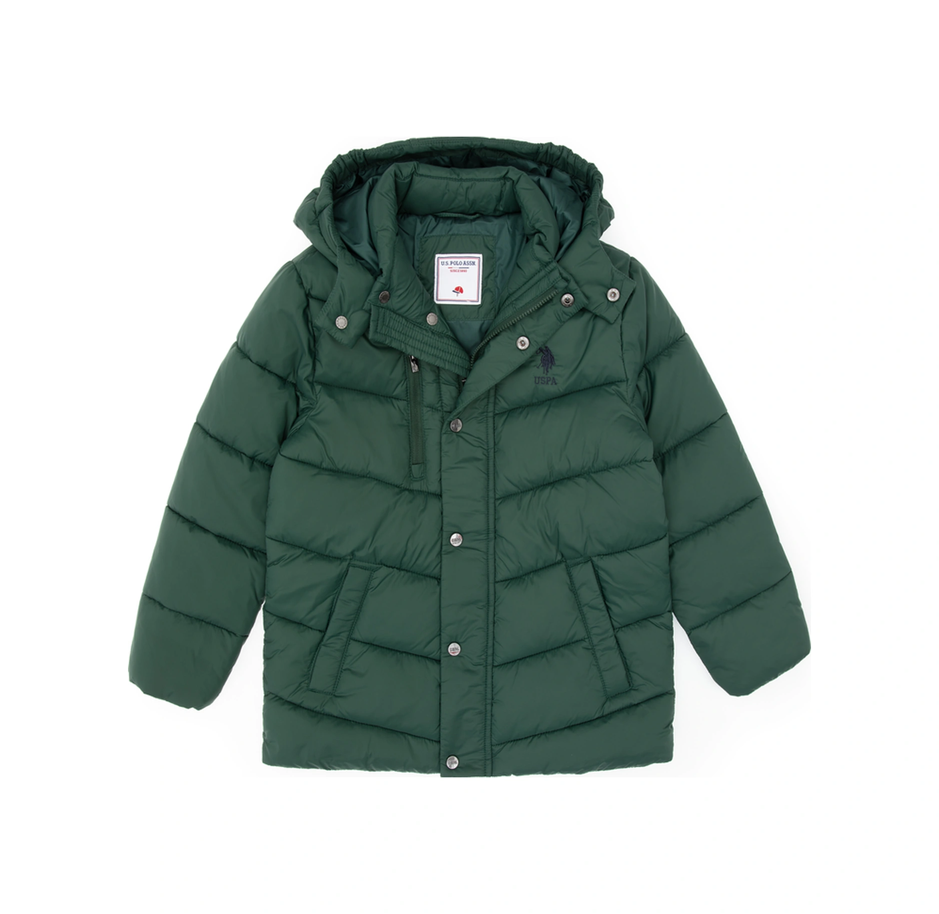 U.s. Polo Assn. Erkek Çocuk Koyu Yeşil Mont 50312119-vr079 Koyu Yesıl